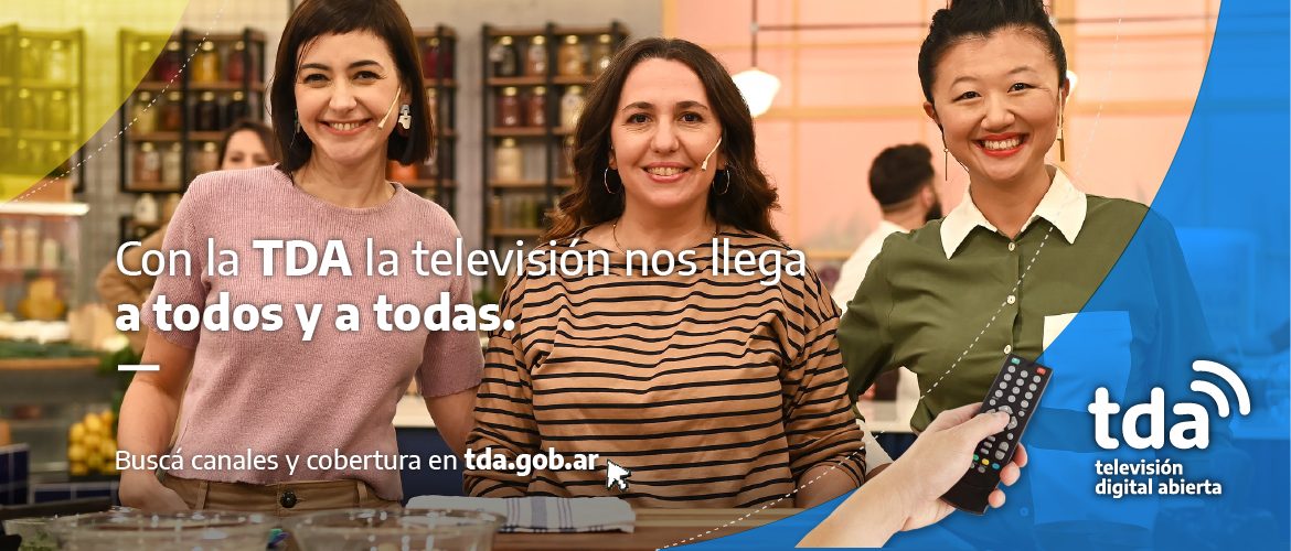 Con la TDA la televisión nos llega a todos y a todas